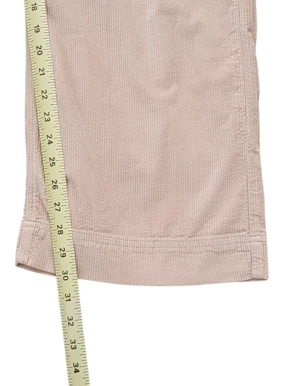 American Eagle High Rise Baggie Wide Leg Corduroy Cargo Pants Dreamy Drape Taupe - Picture 8 of 12